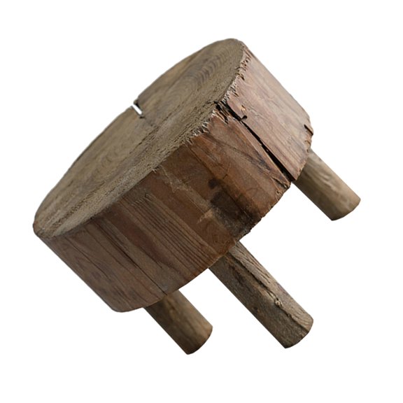 MLINS  Step Stool Retro Furniture Small Round Portable Decor Toddler Child Coffee