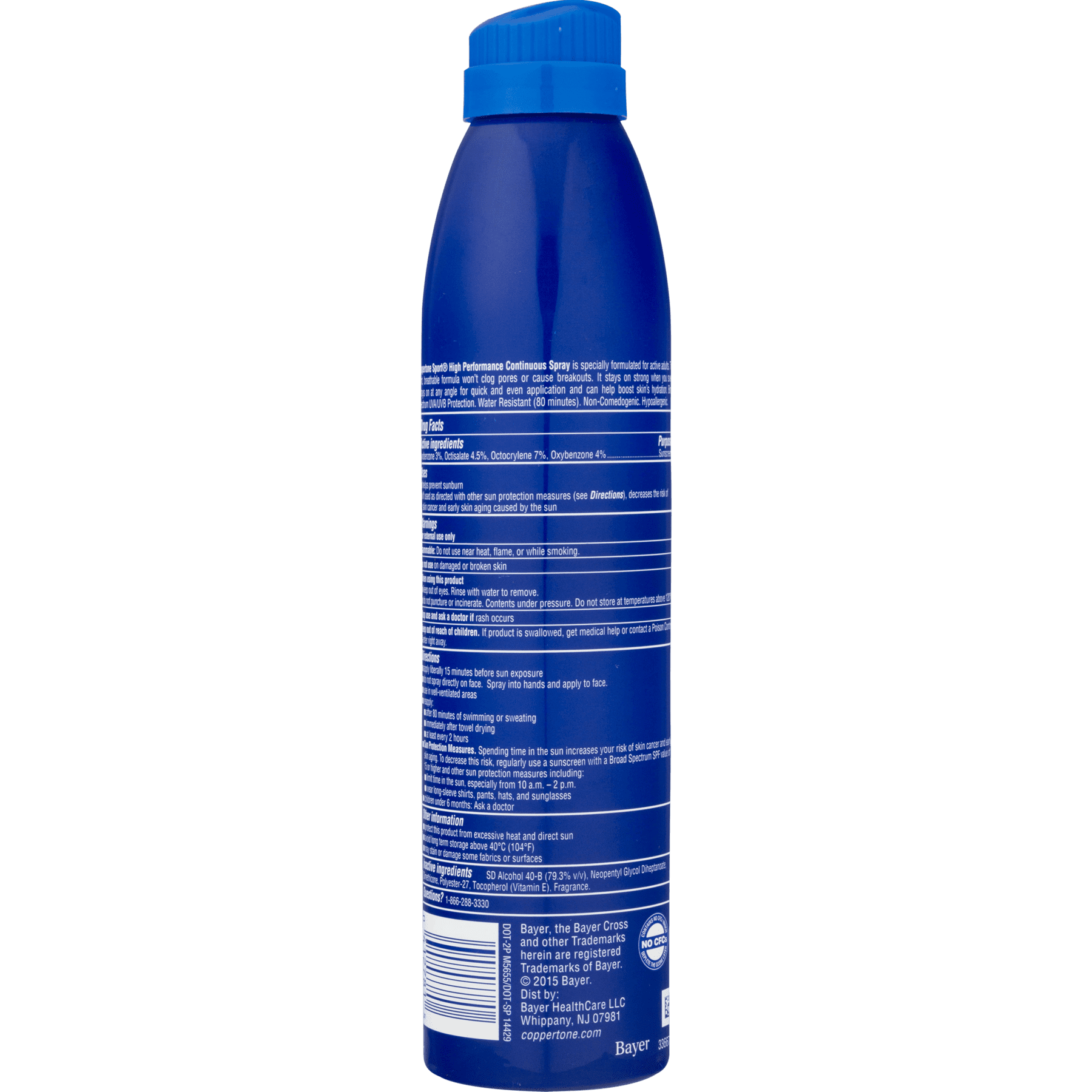 Coppertone Sport Sunscreen Spray SPF 30, 7.5 FL OZ