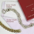 thumbnail image 4 of Connoisseurs Premium Edition Extra Large Polishing Cloth Set for Silver & Gold Jewelry, 2 Count, 4 of 5