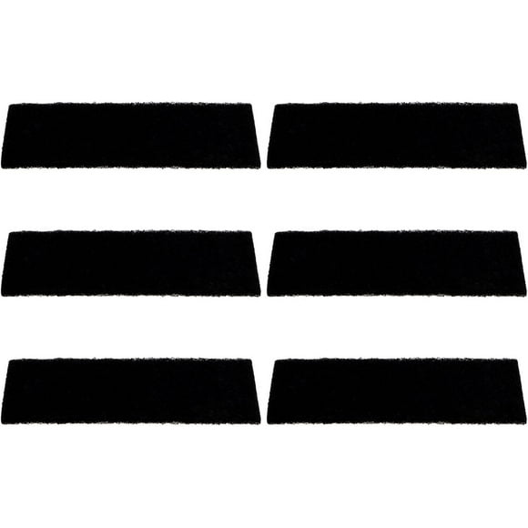 TRAHOO-6PCS Carbon Filters Cat Litter Box Replacement Charcoal Filters Carbon Odor Filters Compatible with Litter Robot 3, Black