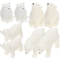 thumbnail image 2 of 8pcs Miniature Bear Ornaments Bonsai Bear Models Bear Resin Crafts Table Decorations(Random Style), 2 of 8