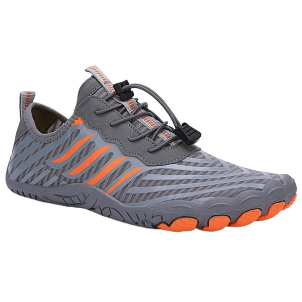 Zapatillas de agua antideslizantes para hombre y mujer, calcetines de secado rápido, transpirables y descalzos 39 yardas gris