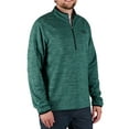 thumbnail image 2 of Realtree Men's Fleece Quarter Zip Pullover Sweatshirt in Green, Sizes S-2XL, 2 of 6