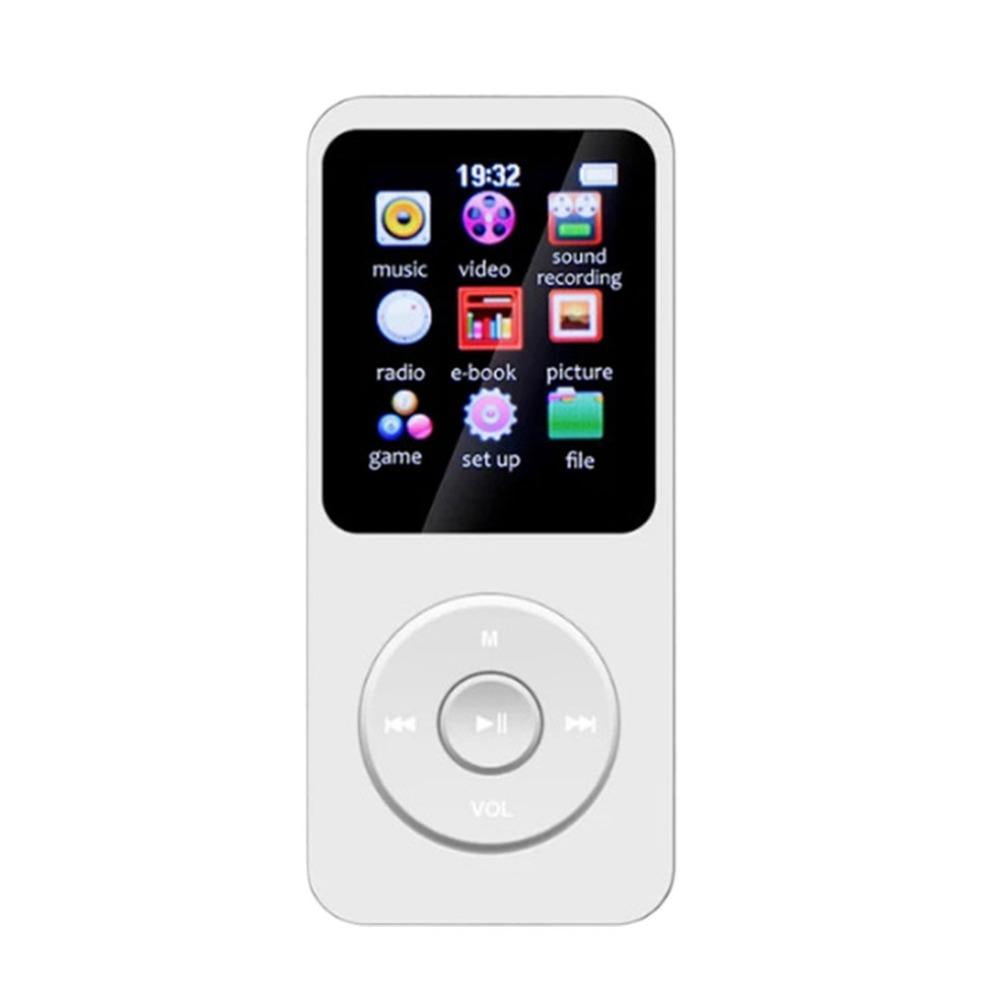 Ultra Portable 1.8 Inch MP3 MP4 Player with 7-Hour Battery Bluetooth 5.0 and eBook Support