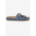 thumbnail image 5 of Comfortview Women's Wide Width The Maxi Slip On Footbed Sandal, 5 of 7
