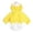 Yellow, variant on HNMKIU Easter Chick Baby Bodysuit Long Sleeve Soft Animal Romper For Boys Holiday Photoshoot Outfit With Snap Closure Yellow,12-18 Months