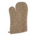 thumbnail image 3 of Contemporary Home Living Terry Cotton Quilted Oven Mitts - 13" - Stone Brown - Set of 2, 3 of 3
