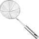 thumbnail image 3 of Colador/espumadera/cucharón de araña de acero inoxidable versátil para cocinar y freír, utensilios de cocina, colador de alambre, colador de pasta, cuchara., 3 of 6