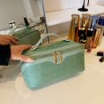 thumbnail image 4 of Maquillaje Con Almohada Acordeón para Mujer Gamuza Sintética Asa El () Verde, 4 of 9