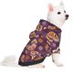 thumbnail image 2 of Fotbe Buffalo Plaid and Butterflys Sudadera con Estampado para Perros Pequeños – Suéter con Capucha para Mascotas, Tela Suave de Forro Polar con Bolsillo-Small, 2 of 7