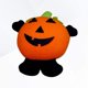 thumbnail image 3 of Juguete de peluche de Halloween, muñeco divertido con cabeza de calabaza, almohada suave de dibujos animados para niños y adultos (naranja) Sincero Hogar, 3 of 6