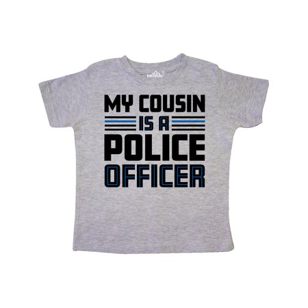 

Inktastic My Cousin is a Police Officer Gift Toddler Boy or Toddler Girl T-Shirt