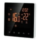 thumbnail image 1 of Termostato inteligente Termostato inteligente Controlador digital de temperatura Pantalla LCD Pantalla táctil Semana Programable Termostato de calefacción de piso eléctrico para el hogar Oficina esco Irfora Termostato inteligente, 1 of 7