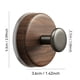 thumbnail image 2 of Gancho con ventosa para colgar ropa sin perforar la puerta, para baño y cocina, resistente, sin costuras, gancho de madera para detrás de la puerta del baño, 2 of 6