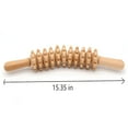 thumbnail image 3 of XIRQI 2026 New Wooden Curved Roller Massager Wood Therapy Massage Tool Lymphatic Drainage Anti Cellulite Handheld Muscle Release Roller Stick, 3 of 7