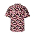 thumbnail image 3 of Picia Tomatoes Gentle Cotton Regular Fit Short Sleeve Casual Hawaiian Shirt for Men-Small, 3 of 9