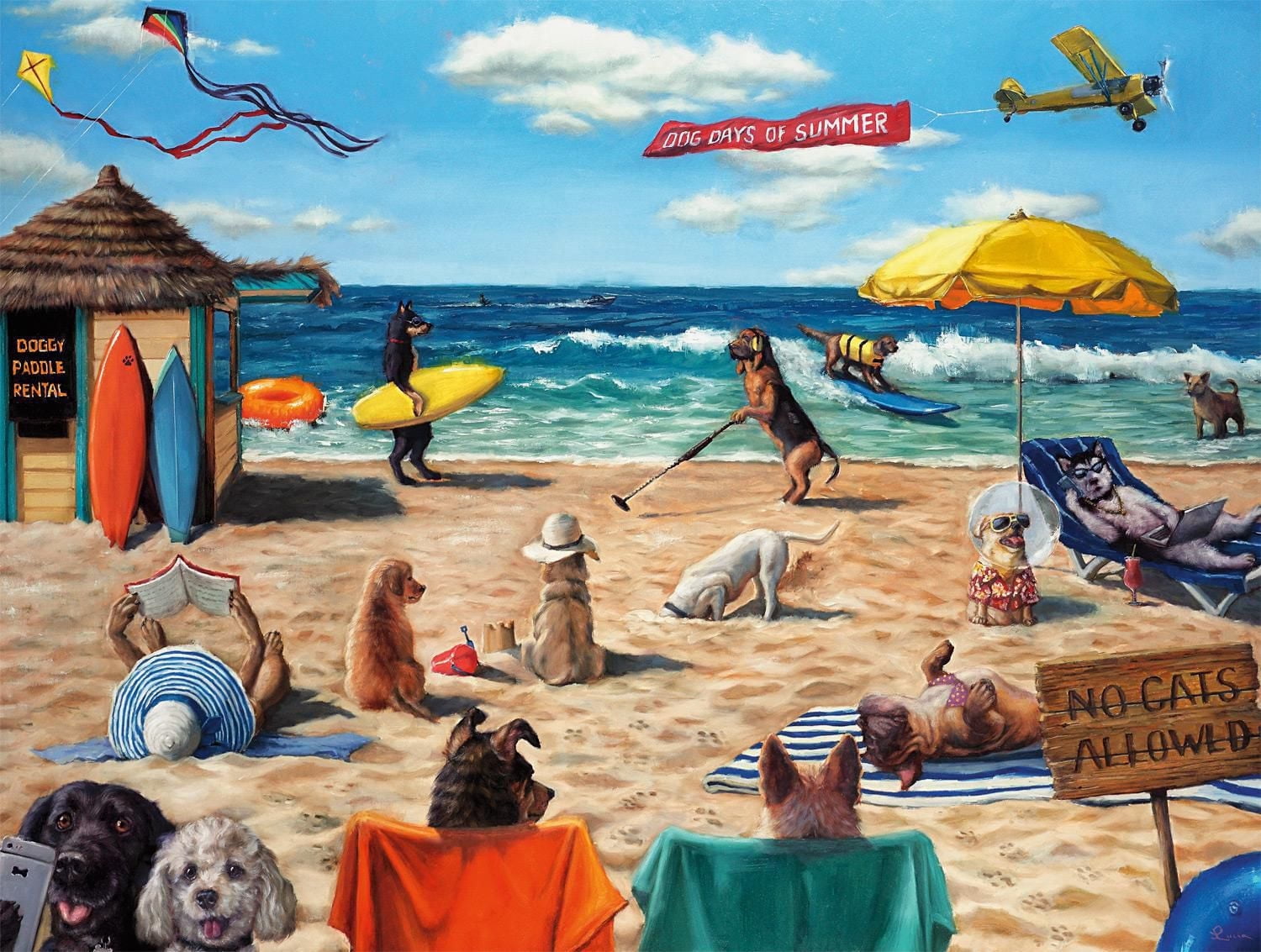 Buffalo Games - Le puzzle Art of Play - Dog Days of Summer - en 750 pièces