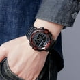 thumbnail image 3 of Men's Digital Sports Watch, Military Waterproof Watches LED Screen Large Face Stopwatch Alarm Wristwatch, 3 of 15