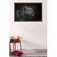 thumbnail image 2 of 5FishCreative - Leopard Portrait Wall Poster, 22.375" x 34", Framed, 2 of 2