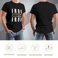 thumbnail image 5 of Iron Sharpens Iron Dandy Men's Cotton Short Sleeve HD Print Tee for Casual T-Shirt Crew Neck Top Black XL, 5 of 7