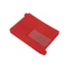Smead 61950 End Tab Out Guides with Pockets, Poly, Letter, Red, 25/Box