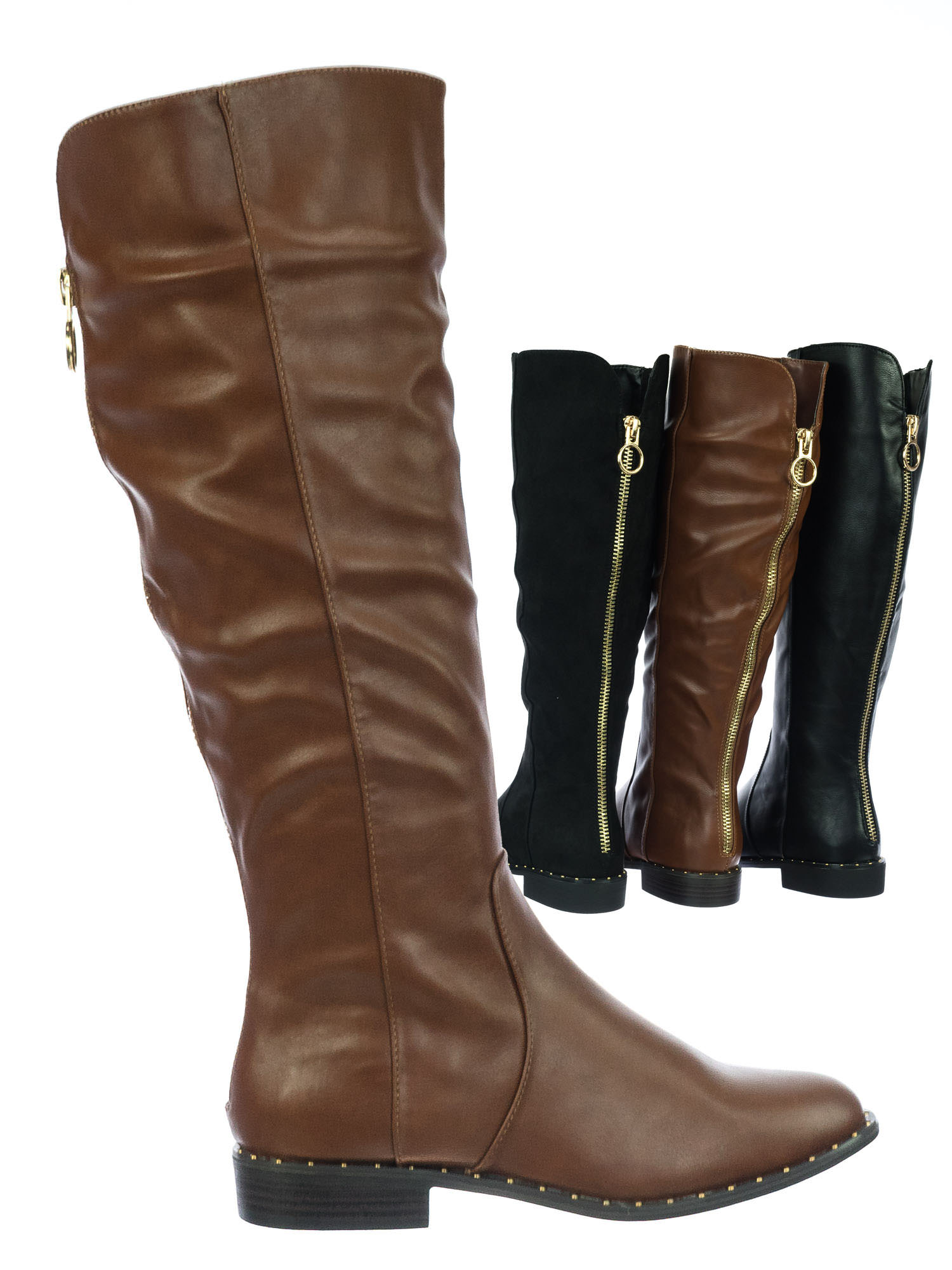 fur lined riding boots