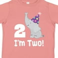 thumbnail image 4 of Inktastic Happy 2nd Birthday Zoo Elephant Boys or Girls Toddler T-Shirt, 4 of 5