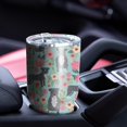 thumbnail image 4 of 30oz Cute Pitbull Terriers Dog and Flowers Tumblers Stainless Steel Tumbler with Lid and Straw,Vacuum Insulated Double Wall Travel Tumbler Cups Mug with Cleaning Brush for Coffee,Tea, 4 of 7