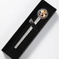 thumbnail image 5 of Thanksgiving leaves Silver Lace-Edged Bookmark - Reading Accessories for Book Lovers, 5 of 5