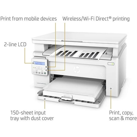 HP LaserJet Pro M130nw All-in-One Wireless Laser Printer (G3Q58A),