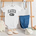 thumbnail image 3 of Vintage Retro Slacker 90s Throwback Romper Boys or Girls Infant Baby Brisco Brands NB, 3 of 6