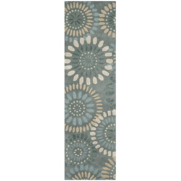 SAFAVIEH Jardin JAR455A Handmade Grey / Blue Rug