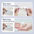 thumbnail image 6 of Ourmed Life 100Ct Compressed Towel Tablets 10"x12" Disposable Travel Washcloths Portable Business Towels Camping Sensitiveness, 6 of 9