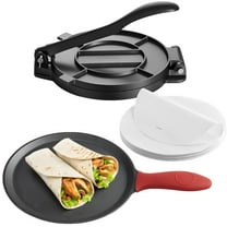 Chapati Maker 10 Inch - Heavy Duty Cast Iron Tortilla Press & Roti Dough Maker for Easy Cooking