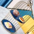thumbnail image 2 of DOLITY Bird Cage Shape Cake Stand Shelf Makeup Display Nordic Perfume Tray Decorative 2 tier, 2 of 9