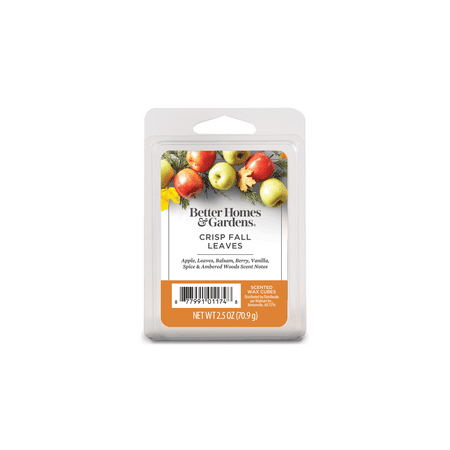 Crisp Fall Leaves Scented Wax Melts, Better Homes & Gardens, 2.5 oz (1-Pack)