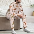 thumbnail image 7 of Balery Star Cute Dog Pattern Pajama Sets for Men Long Sleeve 2 Piece Sleepwear Loungewear Sets Soft PJ's with Pockets Long Sleeve Comfy Pj Sets-Large, 7 of 7