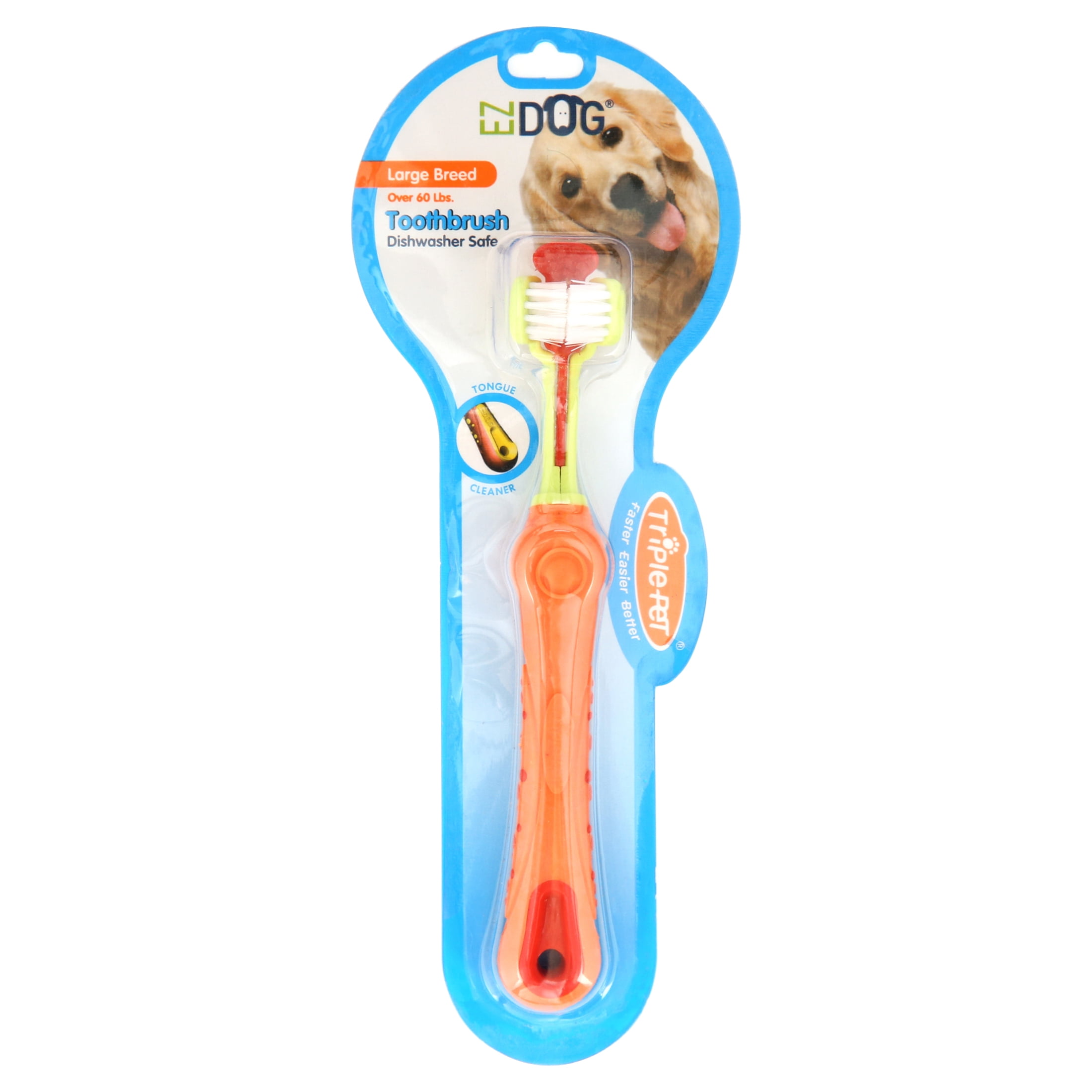 triple pet ez dog toothbrush