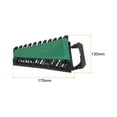 thumbnail image 2 of Unique Bargains Wrench Organizer Rack 10 Slots 6.9' x 5.2' ABS Plastic Tool Holder with Handle for Carrying, 2 of 5