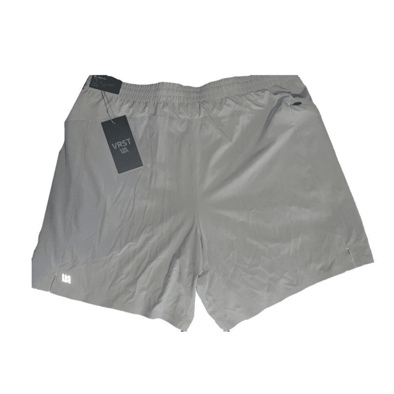 VRST Men's 5” Accelerate Run Shorts - Silver Shadow - Size XXL