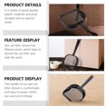 thumbnail image 5 of UPOUART 2Ud Handheld Cat Litter Scooper Negro Con De Malla Para Recolectar Arena Fácil, 5 of 5