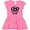 Raspberry with Polka Dots, variant on Inktastic Oldies but Goodies Records and Music Notes Girls Baby Dress