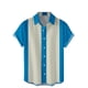 thumbnail image 1 of Mens Manga Corta Botón Abajo Camisas de la Impresión de la Playa Turndown Collar Camisa, Casual Botón Blusa para Hombres, 1 of 3