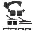 thumbnail image 2 of 1/10 RC accesorio manija de puerta Snorkel limpiaparabrisas juego de espejo para Traxxas Axial 313mm carcasa de carrocería de coche, 2 of 10