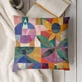 thumbnail image 3 of YINGXI Painting Abstract Art Square Decorative Cushion Covers for Sofa Couch Car 22x22in, 3 of 5