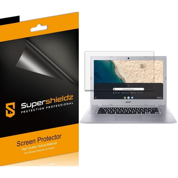 [3-Pack] Supershieldz for Acer Chromebook 315 / Chromebook 15/ Aspire E 15/ Nitro 5/ Predator Helios 300 (15.6 inch) Screen Protector, Anti-Bubble High Definition (HD) Clear Shield