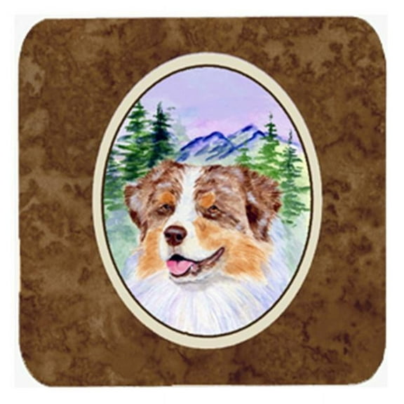Australian Shepherd Foam Coasters - Set 4