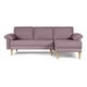 thumbnail image 3 of Sala Modular Reversible Makora Cavalli Con Memory Foam, Color Palo De Rosa, Lino Respaldo Reclinable De 3 posiciones., 3 of 10