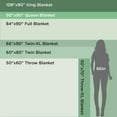 thumbnail image 6 of U by Bedsure Green Fleece King Blanket for Couch - Super Soft Cozy Blankets for Women, Girls, 6 of 8