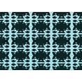 thumbnail image 1 of Ahgly Company Machine Washable Indoor Rectangle Transitional Deep Teal Green Area Rugs, 4' x 6', 1 of 7